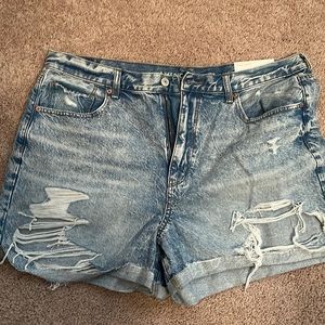 AE Distressed Mom Shorts